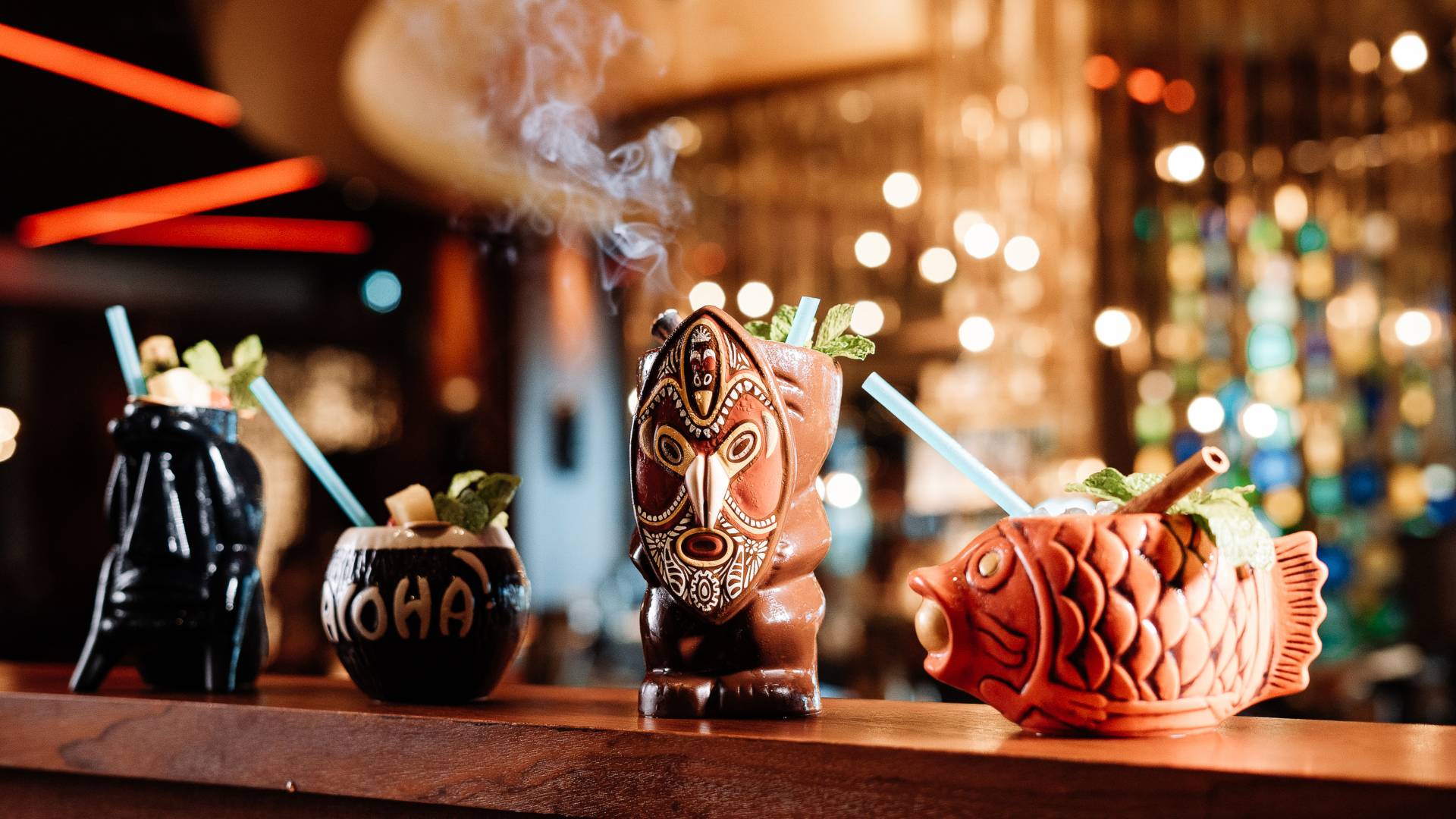 Trader Vic's and Tahitian Village Hilton Dubai Palm Jumeirah